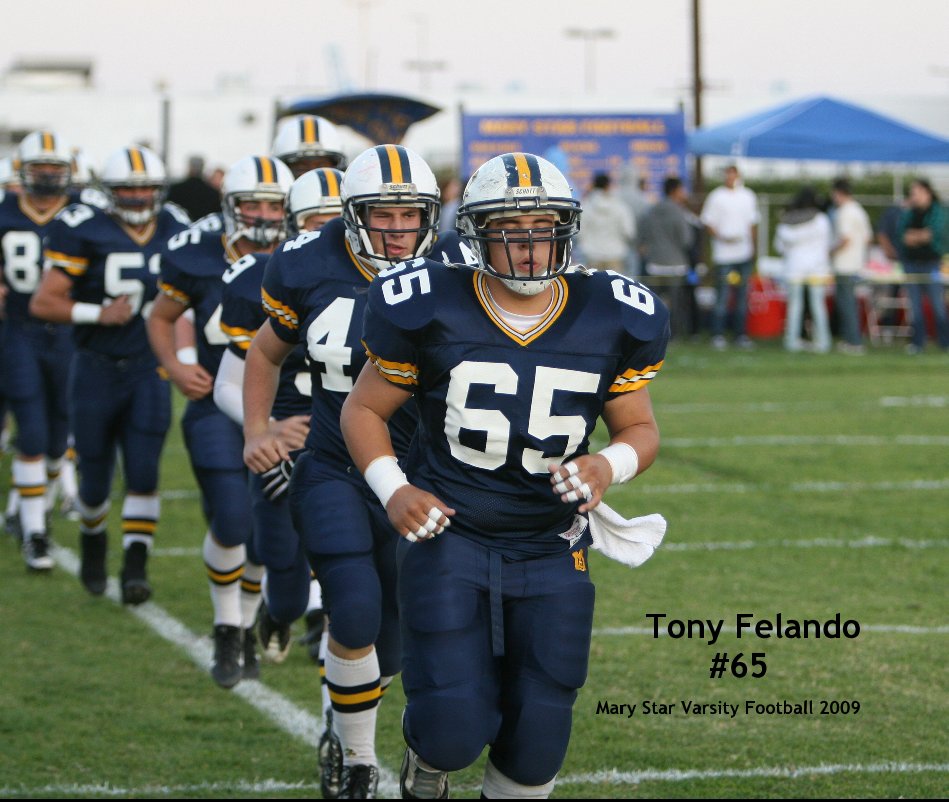 View Tony Felando #65 by Mary Star Varsity Football 2009
