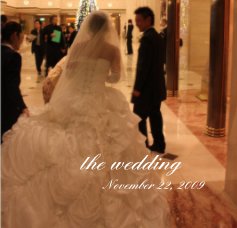 the wedding November 22, 2009 book cover