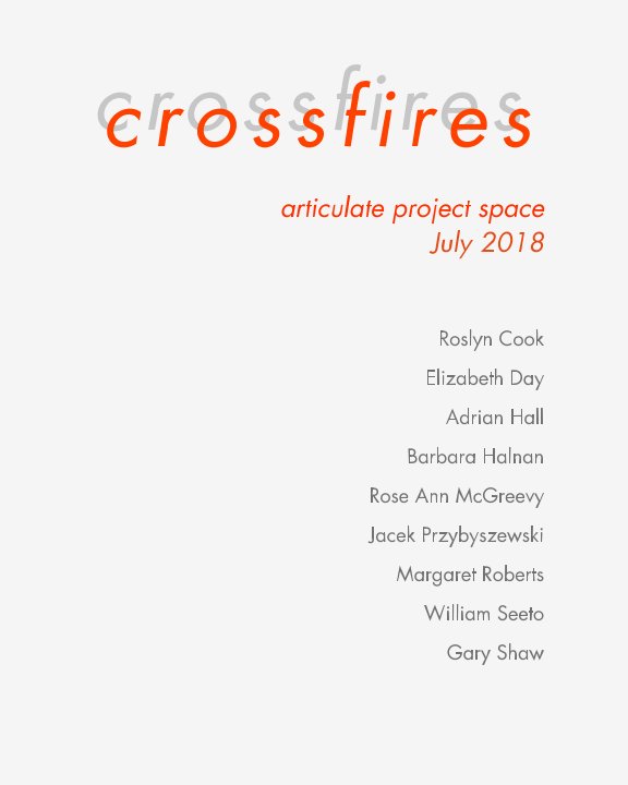 View Crossfires by Edited by Barbara Halnan