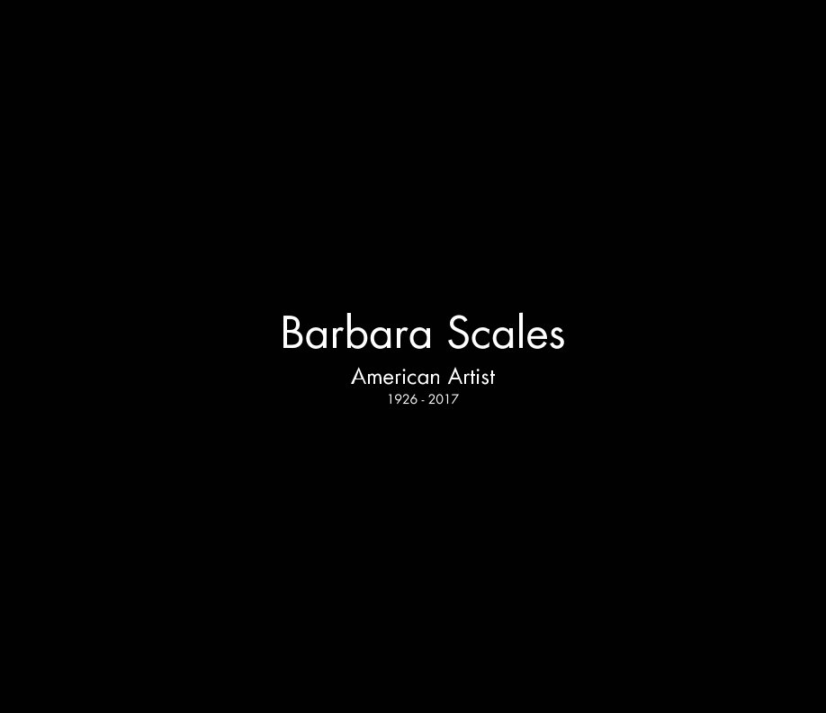 Ver Barbara Scales - American Artist [Large Format] por Frederick Scales