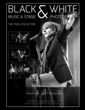 Black and White Music Gig Photography book cover