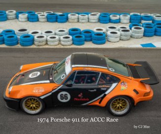 1974 Porsche 911 for ACCC Race book cover