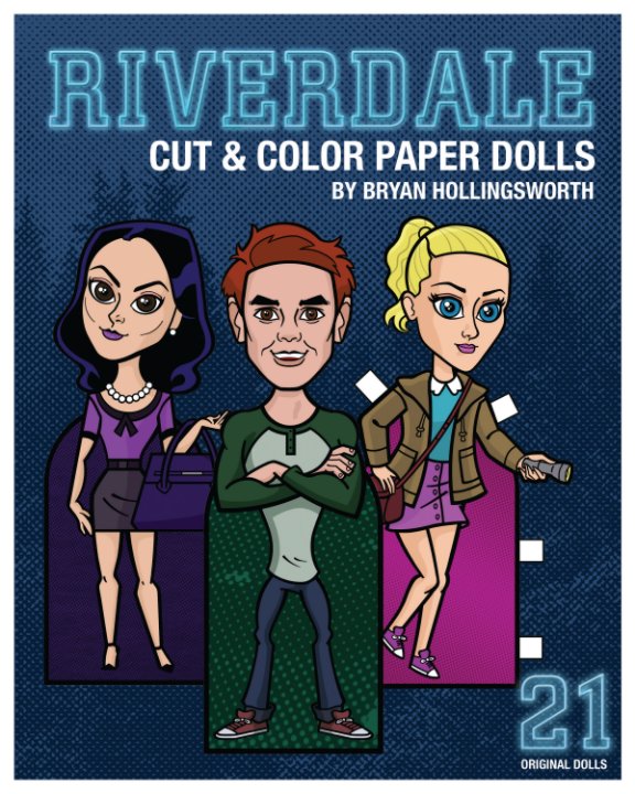 View 'Riverdale' Color and Cut Paper Dolls by Bryan Hollingsworth