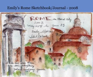 Emily's Rome Sketchbook/Journal - 2008 book cover