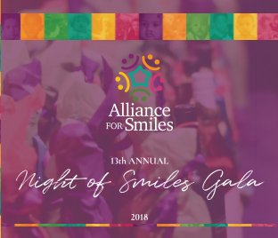 Alliance for Smiles 2018 Gala book cover