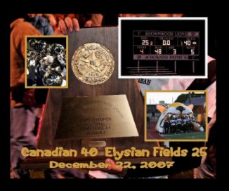 Canadian Wildcats 2007 State Champs book cover