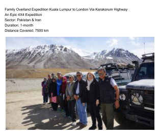 Family Overland Trip Kuala Lumpur to London Via Karakoram Highway book cover