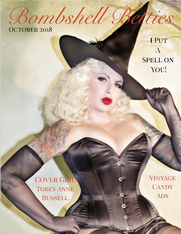 Bekijk Bombshell Betties Magazine I Put A Spell On You Halloween Issue op Vivid Viviane