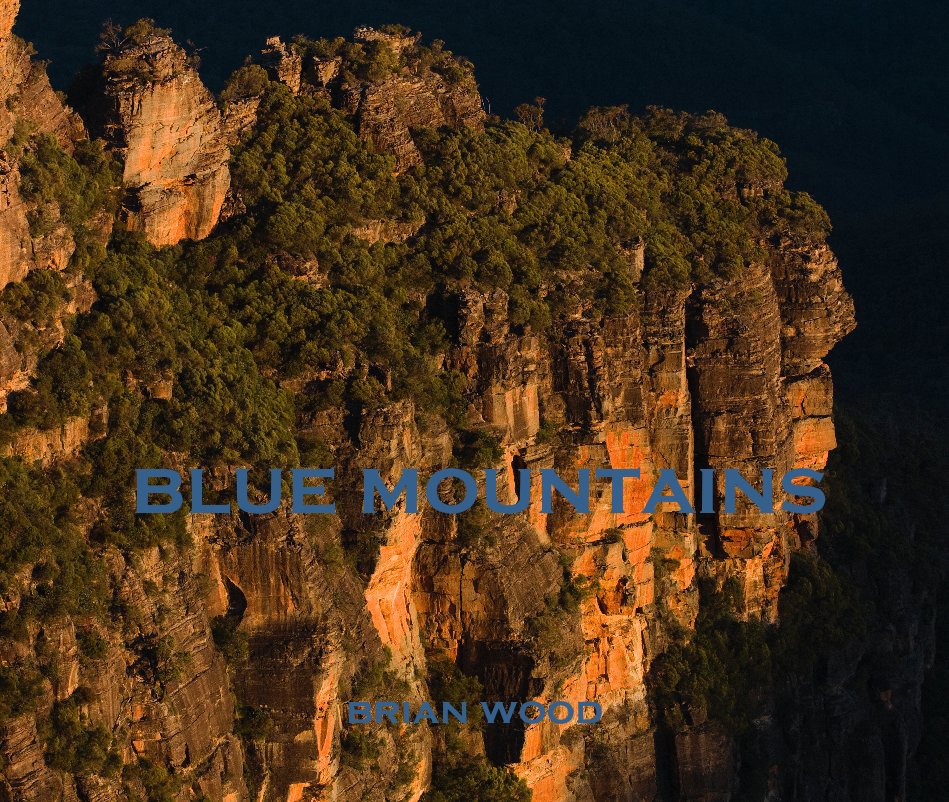 View blue mountains by brian wood