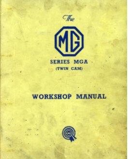 MGA Twin Cam Workshop Manual book cover