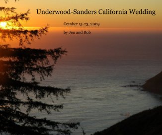 Underwood-Sanders California Wedding book cover
