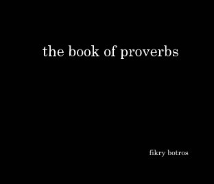 The Book of Proverbs book cover