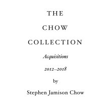 The Chow Collection 2018 book cover
