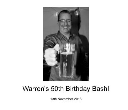 Warren's 50th Birthday book cover