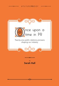Once upon a time in PR book cover
