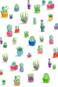Watercolor Cactus Sketchbook book cover