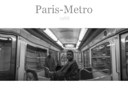 Paris-Metro 1988 book cover