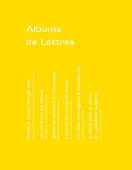 Albums de Lettres book cover