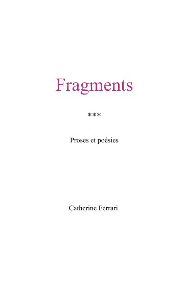 Fragments nach Catherine Ferrari anzeigen