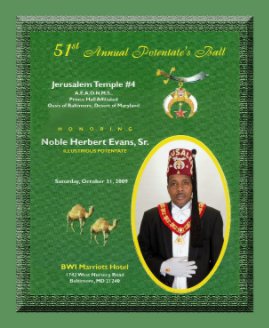 Jerusalem Temple No.4  51th Annual Potentate's Ball book cover