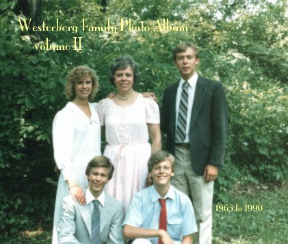 Westerberg Family Photo Album volume II book cover