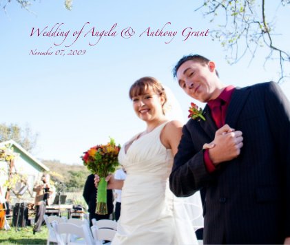 Wedding of Angela & Anthony Grant book cover