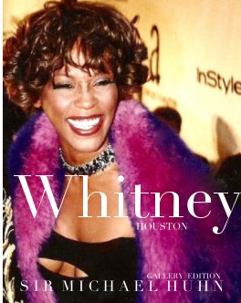 Whitney Houston blank journal book cover