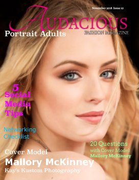 Portraits Adults issue 10 book cover