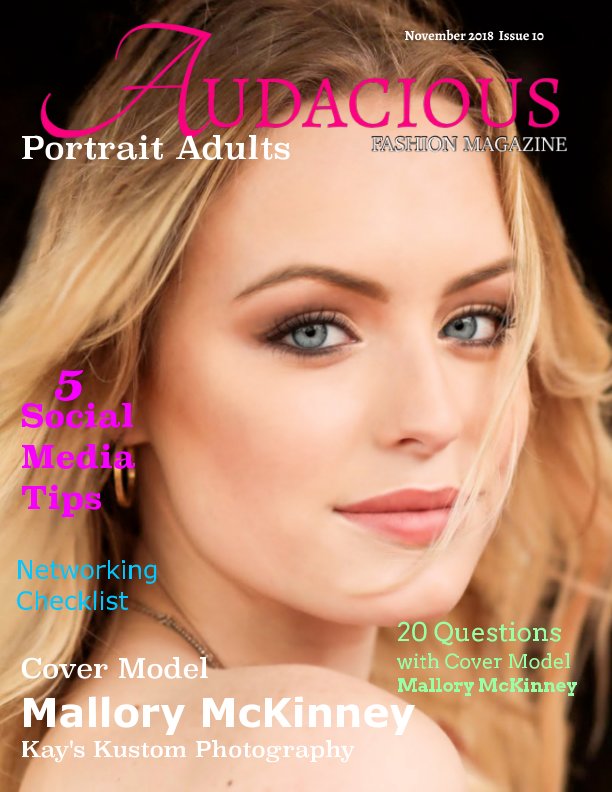 View Portraits Adults issue 10 by Liz Hallford