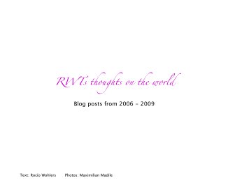 RWTs thoughts on the world book cover