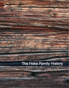 The Hoke Family History book cover