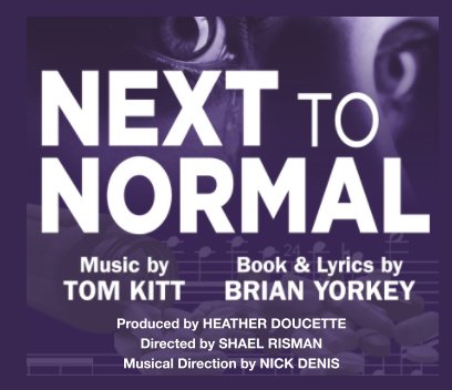 Next To Normal - WCT November 2018 book cover