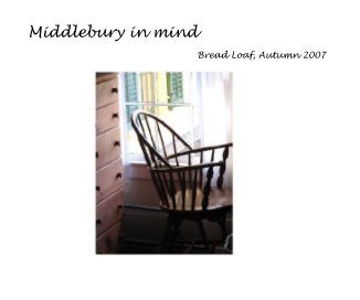 Middlebury in mind book cover