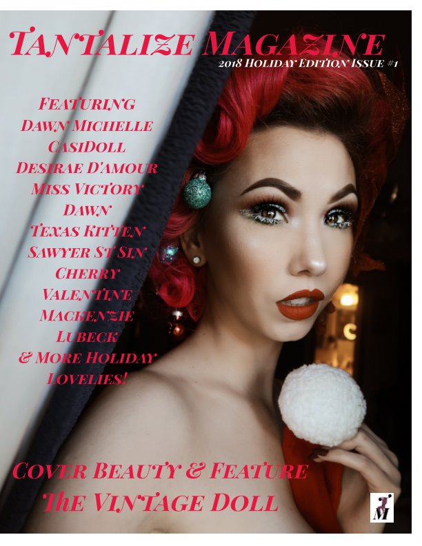 Bekijk Glitter and Garland 2018 Holiday Edition Issue #1 Featuring The Vintage Doll op Casandra Payne