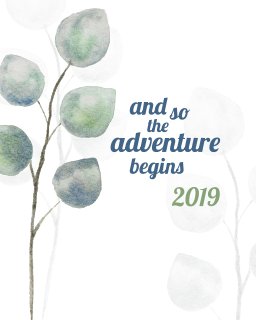2019 Planner book cover