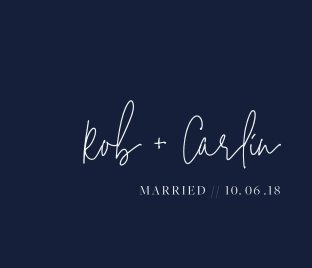 Rob and Carlin's Wedding Album book cover