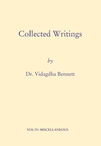 Vol IV Collected Writings book cover