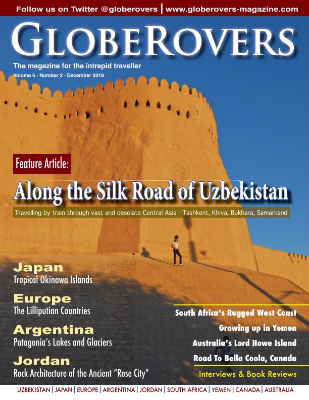 Globerovers Magazine (12th Issue) Dec. 2018-ECONOMIC VERSION (POOR QUALITY PAPER BUT CHEAPER) nach GlobeRovers anzeigen