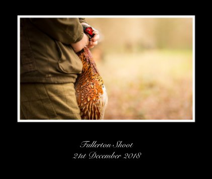 Fullerton Shoot 21st December 2018 book cover