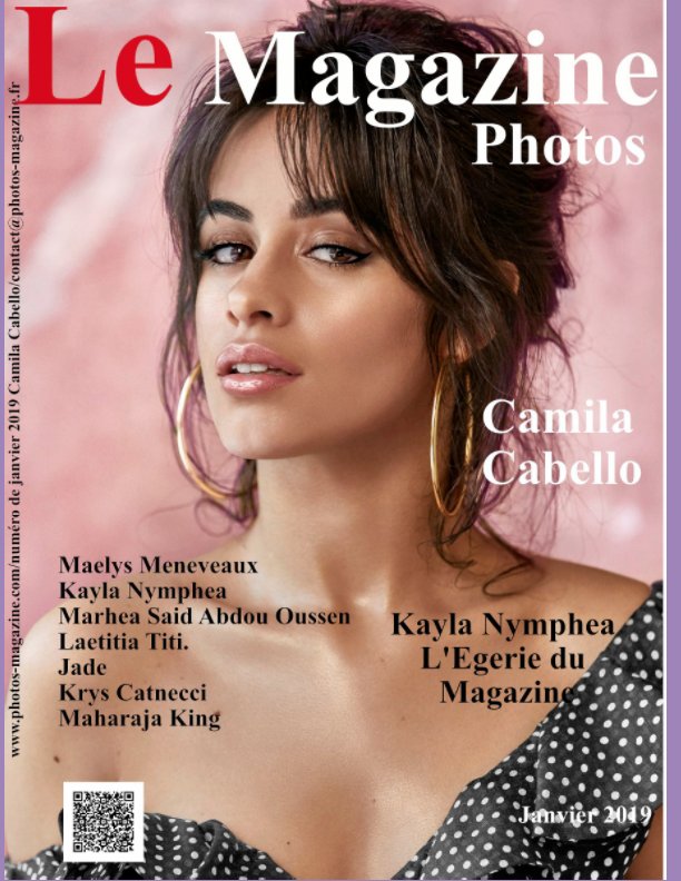 Bekijk Le Magazine-Photos de Janvier 2019
Avec Camila Cabello
Laetitia Titi,Marhea,Maelys Meneveaux,Maraja King,Kayla Nymphea. op photos-magazine