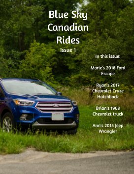 Blue Sky Canadian rides issue 1 book cover