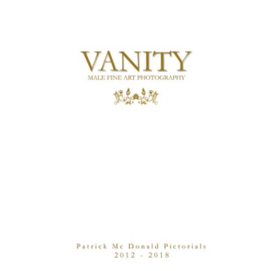 VANITY Male Fine Art Photography book cover