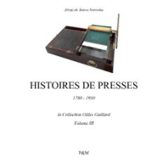 Histoires de presses book cover