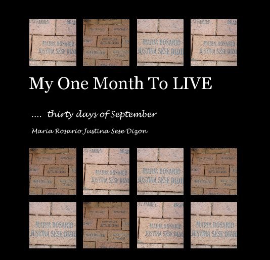 Ver My One Month To LIVE por Maria Rosario Justina Sese Dizon
