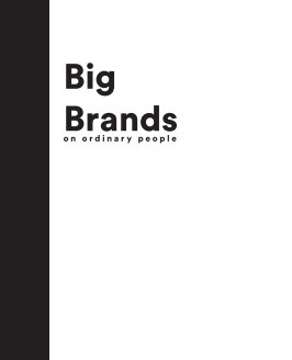 Big Brands on ordinary people book cover