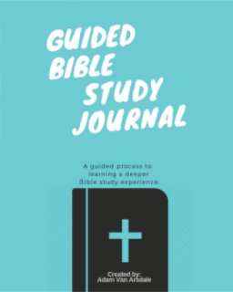 Guided Bible Study Journal Black and White Edition book cover