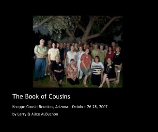 The Book of Cousins book cover