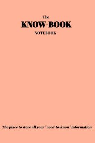 The KNOWBOOK Notebook (large book) book cover