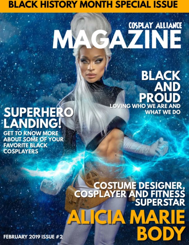 View Cosplay Alliance Magazine Black History Month Special Issue by Individual Cosplayers