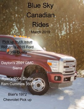 Blue Sky Canadian Rides March 2019 book cover